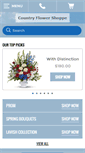 Mobile Screenshot of countryflowershoppe.com
